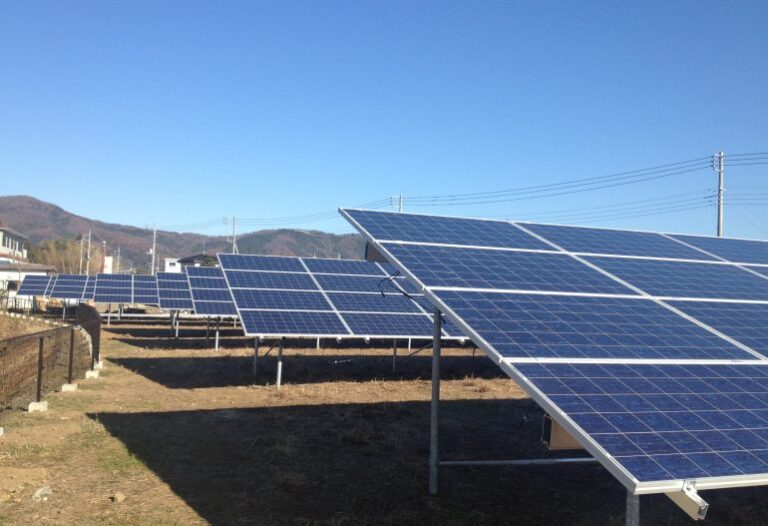 KJC_茨城県_太陽光　基礎（杭）　架台　茨城　150Kw1